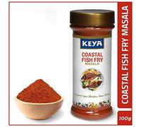 Indian Pure Delicious Keya Authentic Coastal Fish Fry Masala, 100% Pure Spice Mix, No Preservatives PET Bottle, 100 g