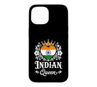 Indian Queen India Flag Proud Indian Woman Coque pour iPhone 15