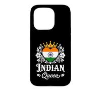Indian Queen India Flag Proud Indian Woman Coque pour iPhone 15 Pro