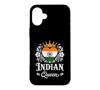 Indian Queen India Flag Proud Indian Woman Coque pour iPhone 16 Plus