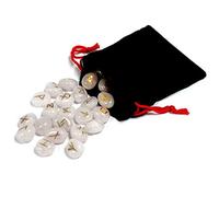 Indian Runes in Pouch - Crystal