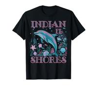 Indian Shares FL Dauphin Coloré Plage Souvenir T-Shirt Graphique avec Valeur