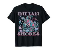 Indian Shares FL Tortue Lover Coloré Plage SOUVENIR T-Shirt