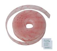 INDIAN STORE 24 3M SJ3560 Ruban Transparent Double Verrouillage Auto-Adhésif Extra Fort Flexible Serrure à Pression Tampon Adhésif Étanche (25,4 mm x 3 m)