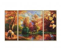 Indian Summer Triptyque - Peinture par numéros
