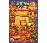 INDIAN VOCAB WORDSEARCH 80 Puzzles with Solutions: A Playful Journey Through Language, Memory & Home