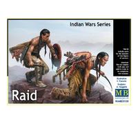 Indian Wars Series. Raidmaquette Figurine Indian Wars Series. Raid |master Box|3