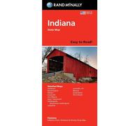 Indiana, carte facile à lire | Rand McNally