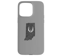 Indiana in Deer Hunting Shed Antlers Design Coque pour iPhone 15 Pro Max