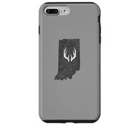 Indiana in Deer Hunting Shed Antlers Design Coque pour iPhone 7 Plus/8 Plus