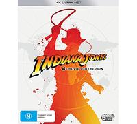 Indiana Jones: 4-Movie Collection (4K UHD) Indiana Jones and the Raiders of the Lost Ark / Temple of Doom / Last Crusade /Kingdo [Region B] [Blu-ray]