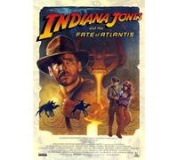 Indiana Jones and The Fate of Atlantis 2 Poster A3 - Affiche d'art de film en différentes tailles pour des idées de salon ou de chambre à coucher. Images de films cultes sans frontières Classique Ico