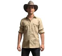 Indiana Jones Chemise Safari Outback Raiders Kaki, kaki, 30 FR