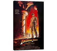 Indiana Jones et le Temple maudit (anglais) I Tableau sur toile