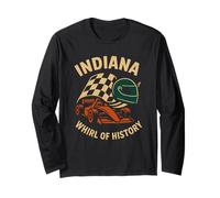 Indiana Tourbillon d'histoire pour Casque de Voiture de Course Manche Longue