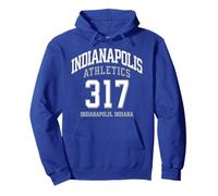 Indianapolis 317 Code régional d'Athlétisme Design pour Enthusia Sweat à Capuche