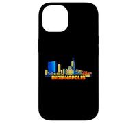 Indianapolis 8-Bit Rétro Arcade Vidéo Gamer Style Gaming 80s Coque pour iPhone 14