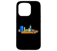 Indianapolis 8-Bit Rétro Arcade Vidéo Gamer Style Gaming 80s Coque pour iPhone 15 Pro
