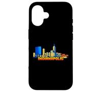 Indianapolis 8-Bit Rétro Arcade Vidéo Gamer Style Gaming 80s Coque pour iPhone 16