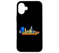 Indianapolis 8-Bit Rétro Arcade Vidéo Gamer Style Gaming 80s Coque pour iPhone 16 Plus