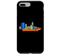 Indianapolis 8-Bit Rétro Arcade Vidéo Gamer Style Gaming 80s Coque pour iPhone 7 Plus/8 Plus