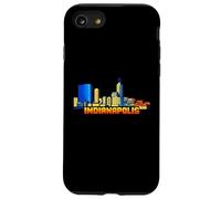 Indianapolis 8-Bit Rétro Arcade Vidéo Gamer Style Gaming 80s Coque pour iPhone SE (2020) / 7/8