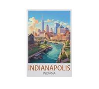 Indianapolis, Indiana,Bricolage 1000 Pièces Jigsaw Puzzles Éducatif Intellectuel Jouet De Décompression Amusant Jeu De Famille pour Enfants(50x70cm)-AN99