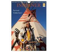 Indianer, Collection de portraits 1, Version française (Calendrier mural 2026 DIN A4 portrait), Calendrier CALVENDO mensuel