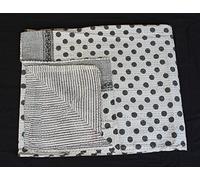 Indianhandicraft Indian Desert Kantha Couvre-lit traditionnel Rajasthan Ajrakh en coton pour lit Queen size 036