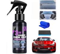 Indicatek High Protection Fast Nano Ceramic Coating Spray,Automotive Ceramic Coating Spray,Multi-Functional Coating Renewal Agent,Cars Nano Ceramic Paint Spray (1)