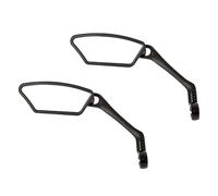 Indicatespoint Bike Mirrors, Electric Bike Mirrors 360 Degree Adjustable & Retractable, With Scratch Resistant Shatterproof HD Glass Lens For Mountain Bikes, E-Bikes (Left2)