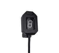 Indicateur 6 Vitesses Compatible Avec Suzuki Pour GSX1000F Pour Katana 2019-2020 Indicateur De Rapport De Moto 1-6 Compteur De Rapport Numérique Accessoires De Mise À Niveau(Red with Shell)