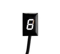 Indicateur 6 Vitesses Compatible Avec Suzuki Pour TL1000R S 1998-2003 Pour VL1500 Pour Intruder 2013-2017 Pour VZR1800 2011-2019 Compteur De Vitesse De Moto(WHITE)