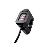 Indicateur 6 Vitesses Pour CBR1000R 2004-2011 Indicateur De Vitesse De Moto Compteur Numérique De Niveau 1 À 6 Anneau Fixe Accessoires De Mise À Niveau(Fixed Ring Red)