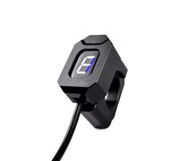 Indicateur 6 Vitesses Pour CBR1000R 2004-2011 Indicateur De Vitesse De Moto Compteur Numérique De Niveau 1 À 6 Anneau Fixe Accessoires De Mise À Niveau(Fixed Ring Blue)