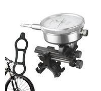 Indicateur à cadran pour vélo - Jauge d'alignement de roue de précision, outil de mesure précis de l'alignement des jantes, cadre en métal durable | Instrument de réparation professionnel pour l'entre
