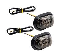 Indicateur Clignotants Moto Clignotant De Moto 12V 9 Clignotant LED Éclairage Goutte d'eau Indicateurs De Moto Clignotant Une Paire De Voyants Lumineux
