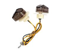 Indicateur Clignotants Moto Clignotant De Moto 12V 9 Clignotant LED Éclairage Goutte d'eau Indicateurs De Moto Clignotant Une Paire De Voyants Lumineux