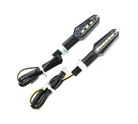 Indicateur Clignotants Moto Clignotants LED pour Moto, Mini Lampe Indicateur Universelle Double Face Avant Et Arrière, 12V, 10mm