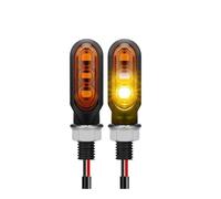 Indicateur Clignotants Moto Moto 3LED Lumière Fluide Dynamique Mini Moto Clignotant LED Lampe De Signalisation Moto 12V 10mm Lampe De Frein Clignotant pour