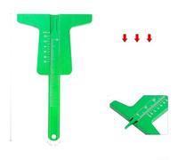 Indicateur Couleur Usure Pneus Jauge 0-50mm Robuste(Green) | Acier inoxydable robuste, mesure précise 0-50mm, échelle gravée claire, résistance corrosion, usage professionnel