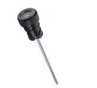 Indicateur D´Huile pour Softail pour Slim pour FLSL pour Breakout pour FXBR pour FXBRS pour Deluxe pour FLDE 18-20 Jauge De Température D'huile Moto(Black)