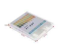 Indicateur D'acide Alcalin Ph 0-14, 100 Bandes, Papier, Kit De Test De La Salive Et Du Tournesol