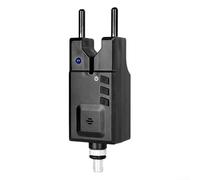 Indicateur d'alarme LED pour pêche à la carpe, alarme de morsure réglable volume tonalité sensibilité de style européen haute sensibilité alarme automatique