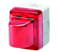 Indicateur D'Attaque E14 Max. 15W 230V Diffuseur Rouge IP55 Gewiss GW27415