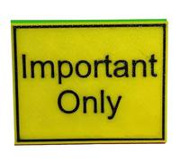 Indicateur de bureau « Do Not Disturb » à 3 côtés « Do Not Disturb For Desk », « Do Not Disturb Important » pour les toilettes, les hôpitaux, les hôtels et la décoration de dortoir universitaire