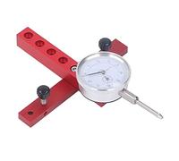 Indicateur de Cadran pour Scie à Table, Précision de 0,001 Pouce Ajustable Kit de Correction pour Comparateur de Scie Outil pour Machines Système D'alignement, 0.01in à 1in (Court)