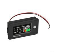 Indicateur de capacité DC 8 V-100 V avec mémoire d'arrêt, prise en charge SOC et alarme de tension, pour batteries NMC dans les camping-cars,