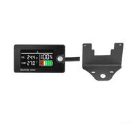 Indicateur de capacité de batterie LCD DC8100V avec alarme de tension et compatibilité multi-batteries pour salles informatiques, camping-cars et véhicules électriques (B)