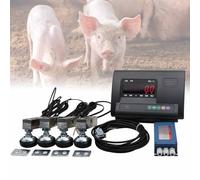 Indicateur De Charge,Affichage De Pont-Bascule,Balance électronique Instrument De Pesage,Affichage LED,4 Capteurs De Charge Et Boîtier De Jonction,Pour Bovins,Porcins,Ovins,Caprins,5000kg